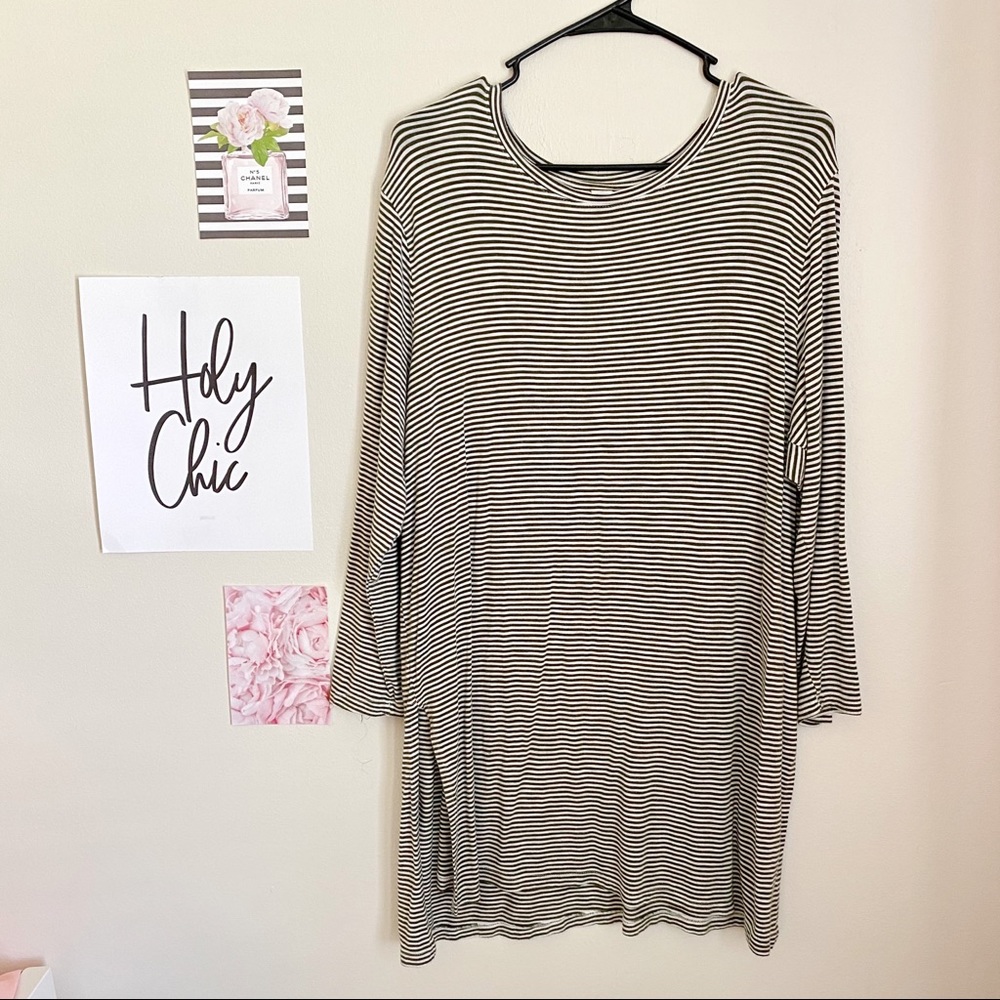Old Navy Luxe Striped Tunic XL